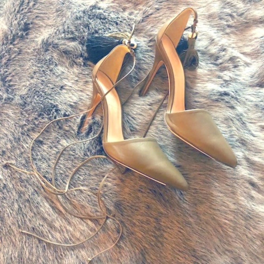 Roxie Ankle-Tie Pumps